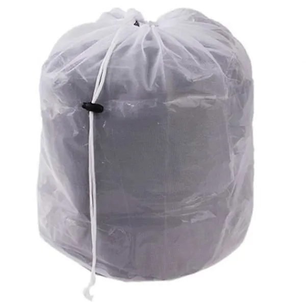 Hot Tvättnät med dragsko, tvättmaskinssäker, stark tvättpåse i tjockt nät S Style 1