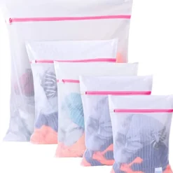Best *Tvättpåsar i nättyg för tvätt - 5-pack (1XL+2L+2M) Återanvändning*