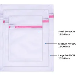 Best *Tvättpåsar i nättyg för tvätt - 5-pack (1XL+2L+2M) Återanvändning*