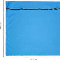 Tvättpåse för husdjur - Blå filter - För tvättmaskin - Dragkedja - För sängkläder, filtar, handdukar - Storlek M（65*70cm）