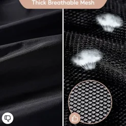 Best Tvättpåse Tvättpåse Stor för Tvättmaskin Tvättpåse för BH, Underkläder, Strumpor, Strumpbyxor, Strumpor och Babykläder 60 x 90 cm (2-pack Svart)