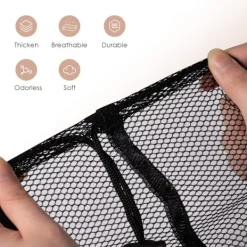 Best Tvättpåse Tvättpåse Stor för Tvättmaskin Tvättpåse för BH, Underkläder, Strumpor, Strumpbyxor, Strumpor och Babykläder 60 x 90 cm (2-pack Svart)