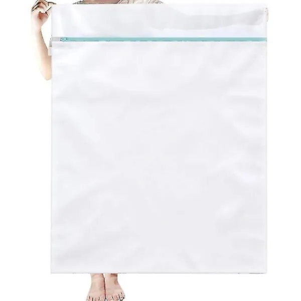 Hot Tvättpåse Xxl För Tvättmaskin 90 X 110 Cm Tvättpåse Återanvändbar Fint Maskad