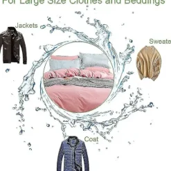 Hot Tvättpåse Xxl För Tvättmaskin 90 X 110 Cm Tvättpåse Återanvändbar Fint Maskad