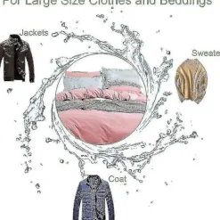 Clearance Tvättrådsväska XXL för tvättmaskin 90 x 110 cm Tvättrådsväska Återanvändbar Fint Maskad