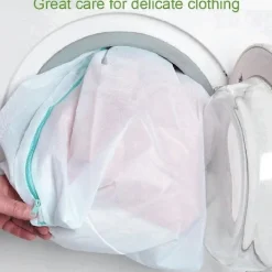 Discount Tvättsäck 2 Stycken Tvättkassar Återanvändbara Tvättnät Med Dragkedja-60X80 Cm