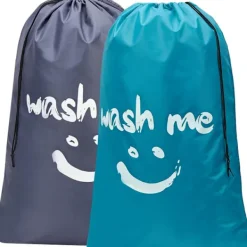 Tvättsäck för Resor, Smutsiga Kläder Organizer Stor Nog att Rymma Massor av Tvätt Lätt Passar en Tvättkorg eller Tvättställning