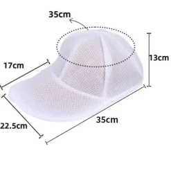 INF Tvättväska för hattar: Skydda dina kepsar i tvättmaskinen med denna praktiska tvättpåse, förhindra deformation och behål