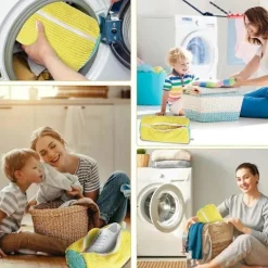 Outlet Tvättväska för sneakers, 2-pack tvättpåsar med dragkedja, skotvättpåse, tvättväska för sneakers för tvättmaskin