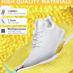 Outlet Tvättväska för sneakers, 2-pack tvättpåsar med dragkedja, skotvättpåse, tvättväska för sneakers för tvättmaskin