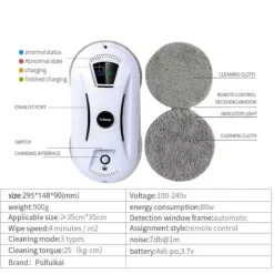 New Ultra tunn Robot dammsugare fönster rengöring robot fönster rengöring elektrisk