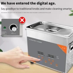 Hot Hommy Ultraljud Cleaner 35W Digital Time 800ml Ultraljud Tvättmaskin Maskin