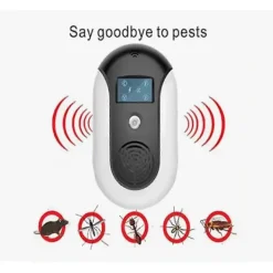 Outlet GIFT OF G Ultraljud Myggavvisare, Elektronisk Musavvisare, Myravvisare, Flugavvisare, Spindelavvisare, Kackerlacksavvisare, Svart