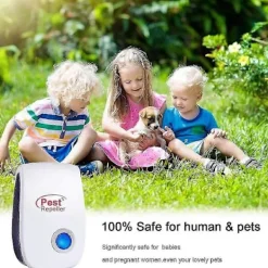 Discount Fww Ultraljud Skadedjursbekämpare 6-pack Inomhus Elektronisk Mygga Kackerlacka Mus Avvisare