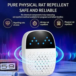 Clearance Ultraljud Skadedjursbekämpare Ultra-Högfrekventa Pulsvågor Ultra-Stort Effektivt Område US-Kontakt Insekt Gnagarbekämpare Muskontroll Enhet_Specialgåva One Size US Plug | Fyndiq
