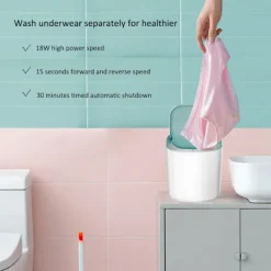 Discount Ultraljud Turbin Tvättmaskin Mini Turbo Bärbar Tvättmaskin för Underkläder Babykläder USB-driven Rese RV Camping Tvättmaskin