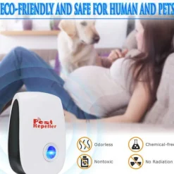 Sale Ultraljuds mus- och råttskrämma, 4 st ultraljudsskydd mot möss, ny version, myggskrämma, apparat mot flugor och insekter