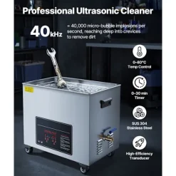 Hot DUOKU Ultraljudsrengörare 50 L--Ultraljudsrengöringsapparat 840 W 40 kHz-med Digital Skärm-i Rostfritt Stål