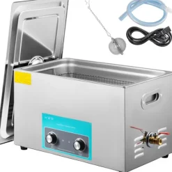 DUOKU Ultraljudsrengörare--30 L-Digital Timer och Värme-Rostfritt stål-Knappkontroll