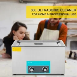 DUOKU Ultraljudsrengörare--30 L-Digital Timer och Värme-Rostfritt stål-Knappkontroll