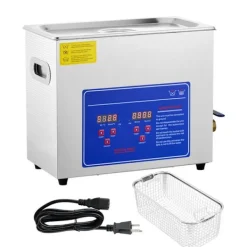 Hot DUOKU Ultraljudsrengörare--6 L-Digital Timer och Värme-Rostfritt Stål-40kHz