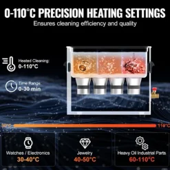 Best DUOKU Ultraljudsrengörare--10 L-Sonic Kavitation Maskin 240W med Värme och Timer