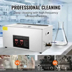 Discount DUOKU Ultraljudsrengörare--22 L-Digital timer och uppvärmning-Rostfritt stål