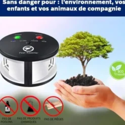 Outlet Ultraljudsskrämma 360° mot råttor, möss, gnagare, kackerlackor och insekter. Kraftfulla variabla frekvenser, en räckvidd på 550 m2.