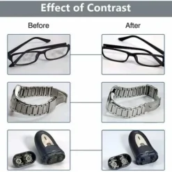 Sale Ultraljudstvätt 350ml Rengörare för Glasögon Ultraljudsbad för Glasögon Smycken Klockor Ringar Halsband Rakapparater Proteser (Färg : Blå)/NC/