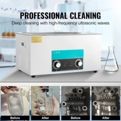 New DUOKU Ultraljudstvätt-- 22 L-Professionell Kontrollenhet med Värme och Timer-Rostfritt Stål 304