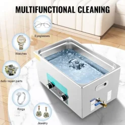 New DUOKU Ultraljudstvätt-- 22 L-Professionell Kontrollenhet med Värme och Timer-Rostfritt Stål 304