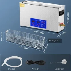 Online DUOKU Ultraljudstvätt--10 L-Digital Rengöringsmaskin 300W med Värme och Timer