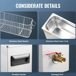 Online DUOKU Ultraljudstvätt--10 L-Digital Rengöringsmaskin 300W med Värme och Timer