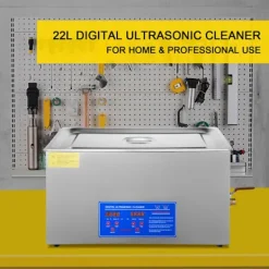 Clearance DUOKU Ultraljudstvätt--22 L-rostfritt stål-med digital värme timer och smyckesrengöring