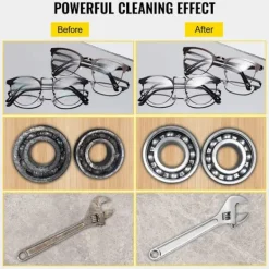 Clearance DUOKU Ultraljudstvätt--22 L-rostfritt stål-med digital värme timer och smyckesrengöring