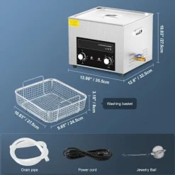 Discount DUOKU Ultraljudstvätt--15L 360 W-Sonisk Kavitation Maskin med Digital Kontroll- Med Värme och Timer