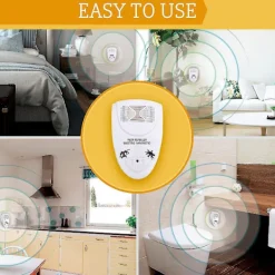 New Ultrasonic Bat Repellent Pack Of 2 - Get Rid Of Bats In 72 Hours EU PLUG