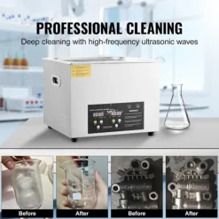 Best DUOKU Ultrasonic Cleaner--15 L-med Timer, Uppvärmning 600 W, Ultrasonic Effekt 360 W