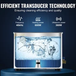 Best DUOKU Ultrasonic Cleaner--15 L-med Timer, Uppvärmning 600 W, Ultrasonic Effekt 360 W