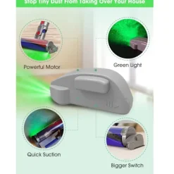 New Price Point Universal Dammsugare Grön Lampa för Osynligt Damm