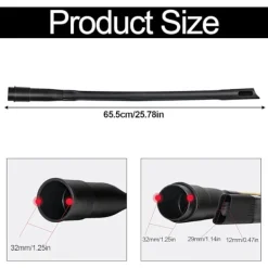 Discount HUOGUO Universal dammsugarmunstycke dammsugartillbehör, långt och flexibelt springmunstycke för alla dammsugare med 35/32 mm anslutning