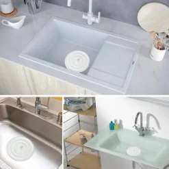 Sale Universal Silikonsvamp för Handfat, Badkar, Golvskydd, Tvättrum, Kök och Badrum