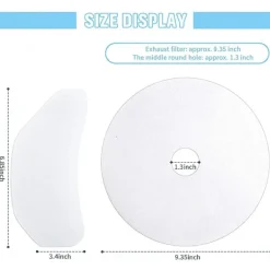 New Universella Torktumlare Avgasfilter, Ersättning för Torktumlarens Luddfilter, Kompatibel med Magic Chef-WELLNGS