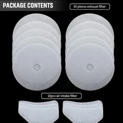 New Universella Torktumlare Avgasfilter, Ersättning för Torktumlarens Luddfilter, Kompatibel med Magic Chef-WELLNGS