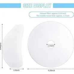 Online Universella Torktumlare Avgasfilter, Ersättning för Torktumlarens Luddfilter, Kompatibel med Magic Chef
