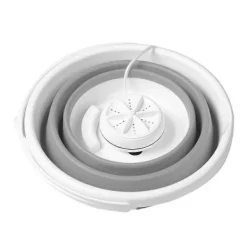 New USB bärbar hopfällbar trumtvättmaskin 4-delars set -- lämplig för affärsresor och studentboenden