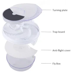 Sale USB Flugfälla Elektrisk Skadedjursfångare Hushålls Insektsfångare Automatisk Flugfälla