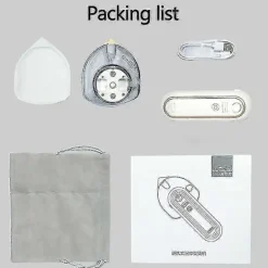 GIFT OF G USB Uppladdningsbar Mini Portabel Sladdlös Resestrykjärn - För Resor, Hantverk, Resor - 360 Graders Strykning