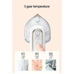 New GIFT OF G USB Uppladdningsbar Mini Portabel Sladdlös Resestrykjärn - För Resor, Hantverk, Resor - 360 Graders Strykning