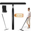 Sale Utdragbar Duschskrapa med Långt Handtag Fönsterputsare för Badrumsglas 30-110cm Svart